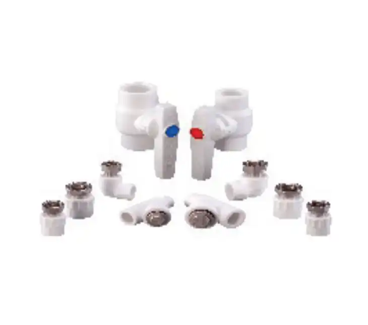 PPR Boiler Connection Set with mini AL ball+plastic tap